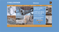 Desktop Screenshot of cykelstativer.com